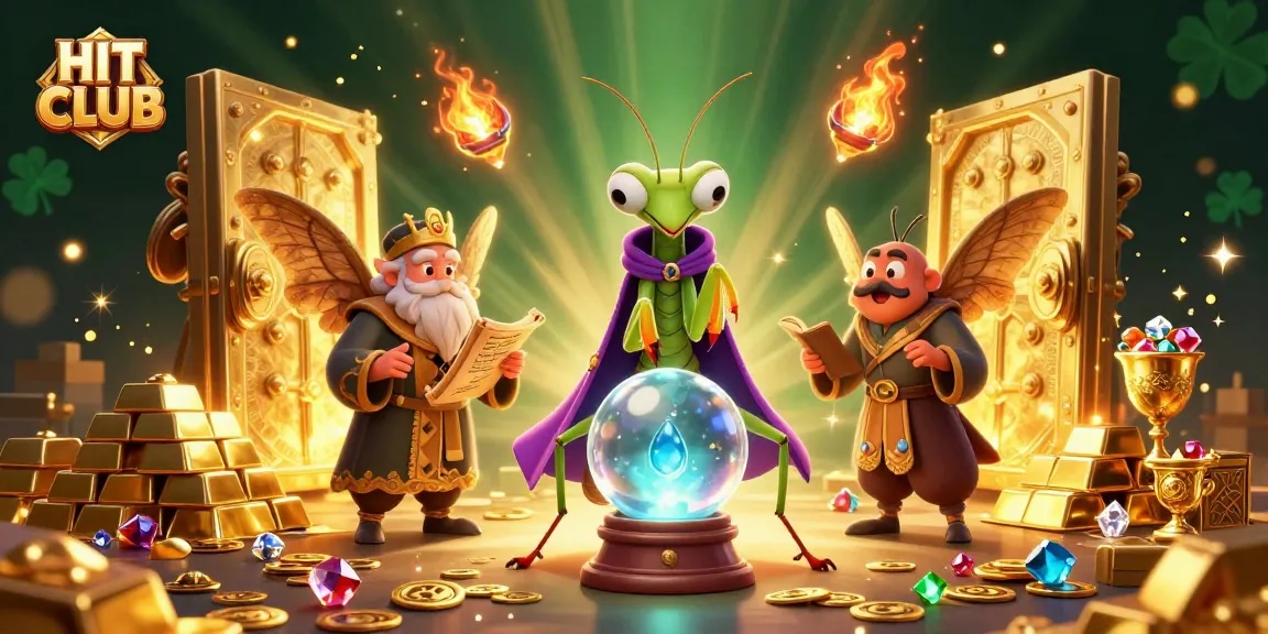 Engage in thrilling gameplay at HIT CLUB, surrounded by mystical fortune tellers and treasure!