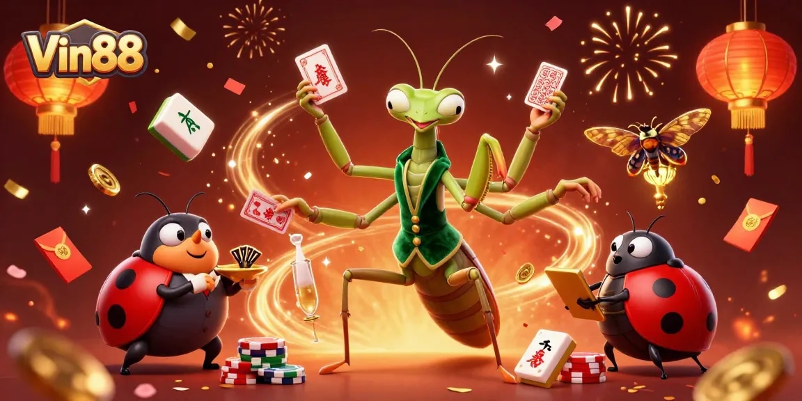 Engage with thrilling gameplay at Vin88, where the excitement of a vibrant casino scene unfolds.