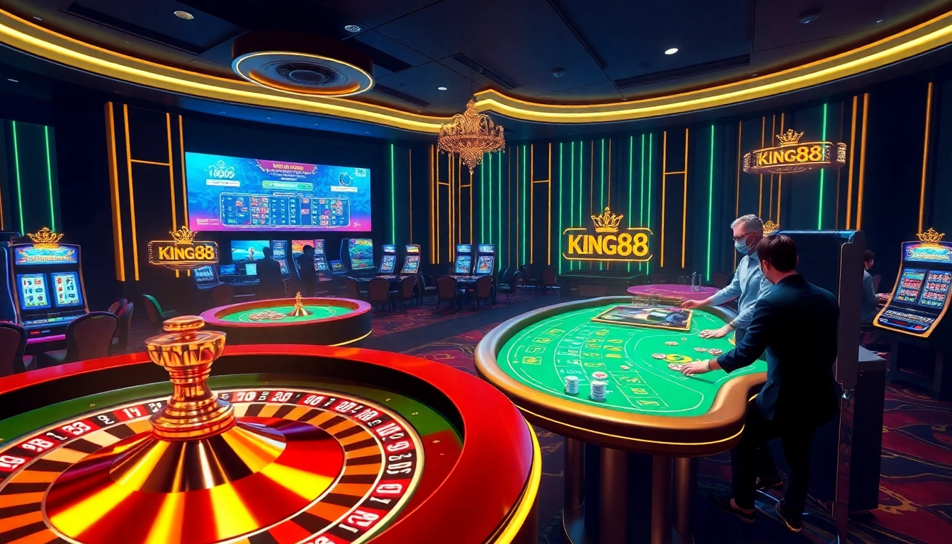 Experience thrilling online gaming at https://king88.vote/ with vibrant casino elements and professional ambiance.