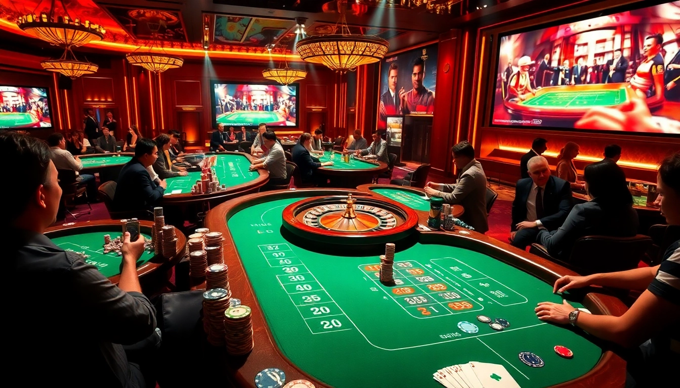 Cakhiatv offers engaging casino experiences with vibrant gaming tables and live sports.