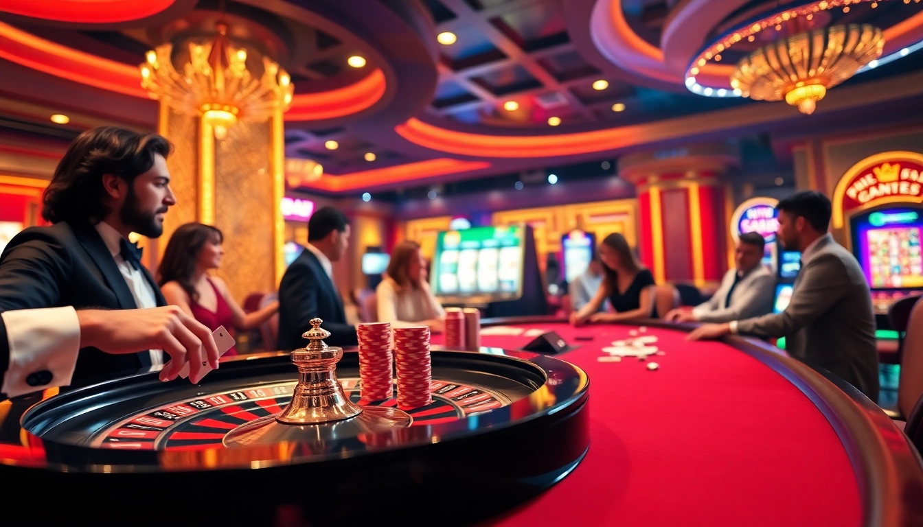 Experience the excitement of XX88 as players engage at a luxurious casino table.